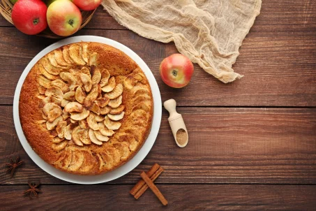 Gâteau invisible aux pommes