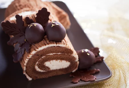 Recette de la bûche light au chocolat et au mascarpone