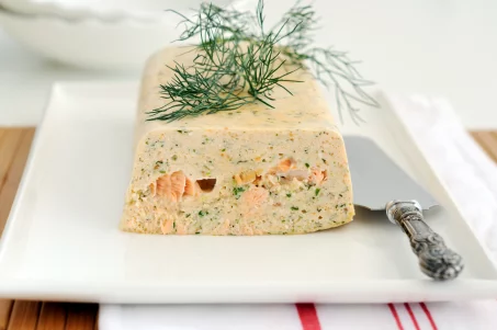 Recette de la terrine froide aux deux saumons