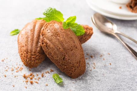 Recette des madeleines au chocolat et à l'orange