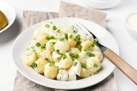 Salade de pommes de terre à la noisette