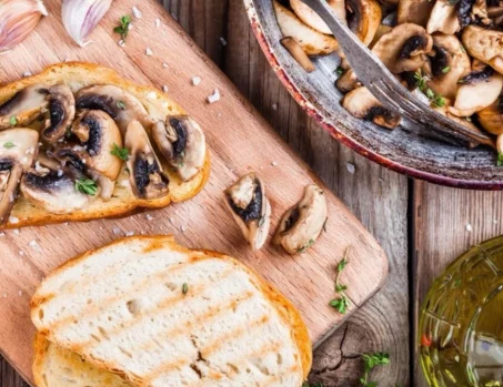 Recette de brushetta aux champignons