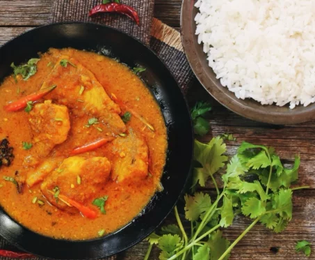 Recette de curry de lotte rapide