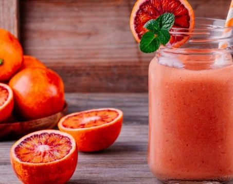 Recette de smoothie à l'orange sanguine