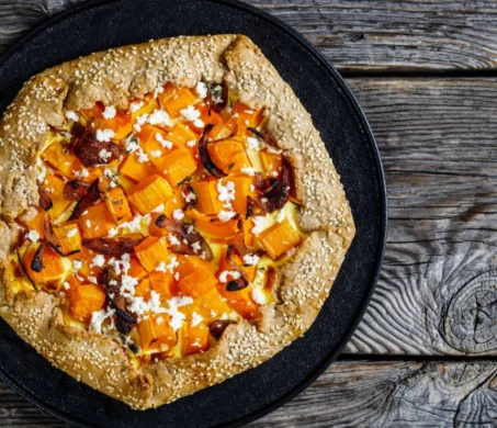 Tarte courge et chèvre