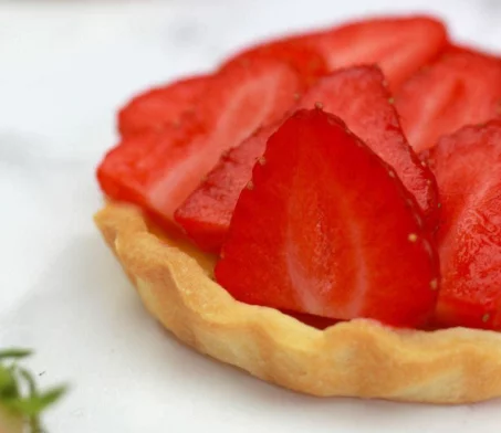 Recette de tarte aux fraises allégée 