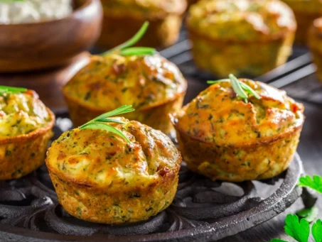 Recette de muffins salés aux légumes