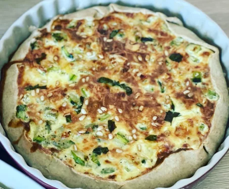 Tarte minute à la courgette