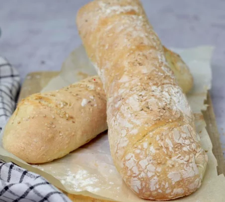 Recette de baguette maison facile, sans machine à pain