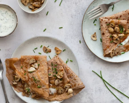 Recette de galette de sarrasin aux champignons