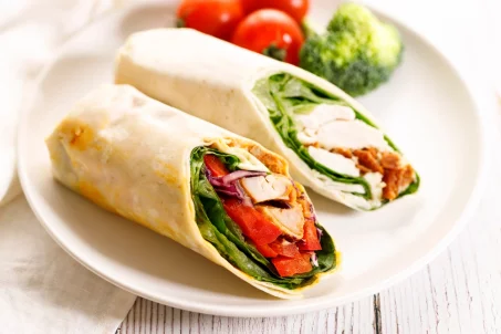 10 recettes de wraps minceur