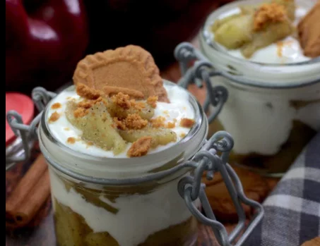 Recette de verrine pomme-cannelle au Skyr