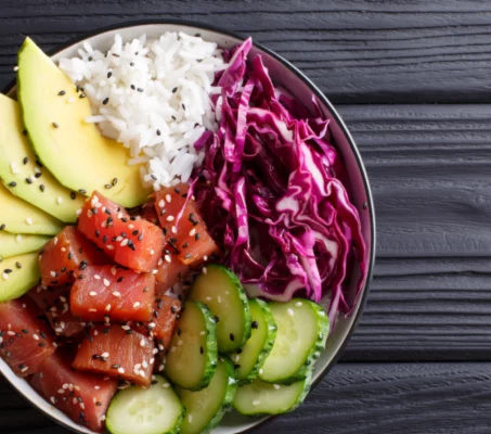 Recette de Poke bowl printanier 