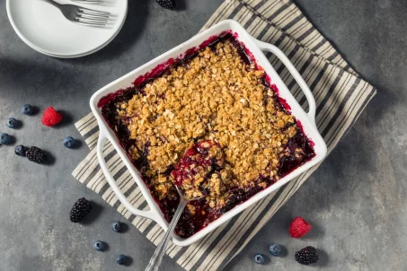 10 recettes légères de crumble