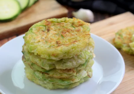 Recette de Pancakes de courgettes 