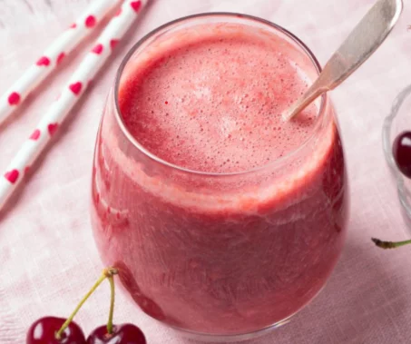 Recette de notre smoothie à la cerise