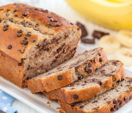 Recette de banana bread au chocolat