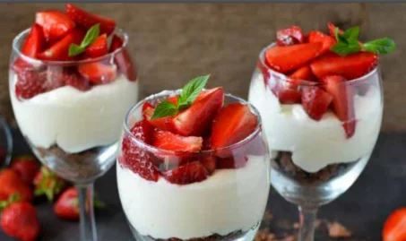 Recette de fraîcheur de fraises