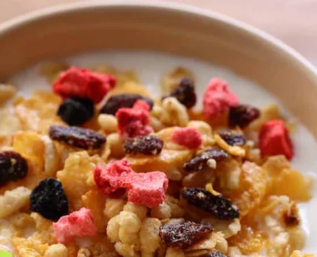 Recette de granola aux fruits