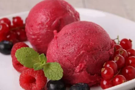 Recette de Sorbet aux fruits rouges 