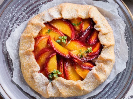 Recette de Tarte rustique aux nectarines 