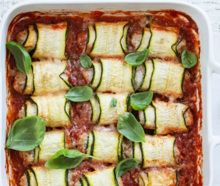 Recette de  Lasagnes de courgettes à la feta