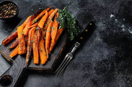 Comment faire des frites de patate douce au four ?