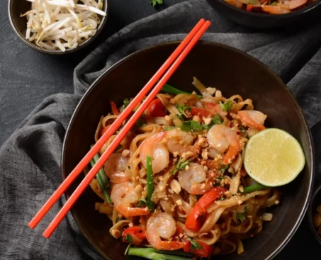 Recette de Pad thaï crevettes 