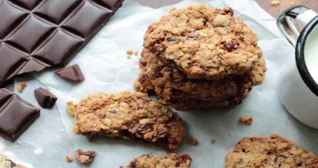 Cookies Banane-Avoine-Chocolat