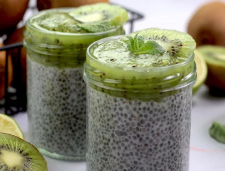 Recette de verrines de kiwi aux graines de chia