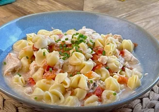 Recette de One pot pasta poulet-tomate