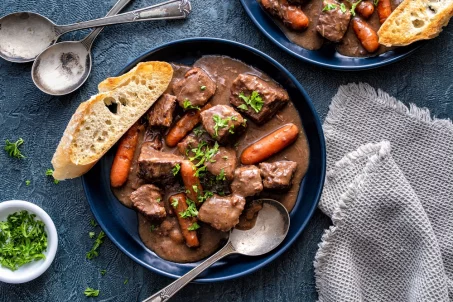 Recette saine et savoureuse de bœuf bourguignon