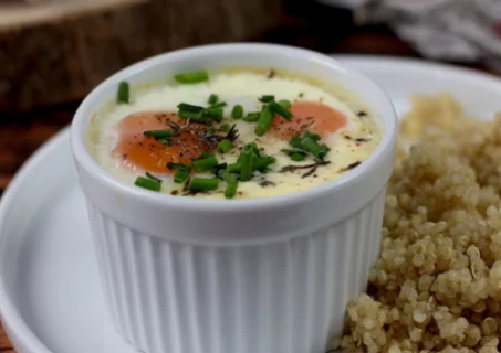 Recette d'oeuf cocotte champêtre