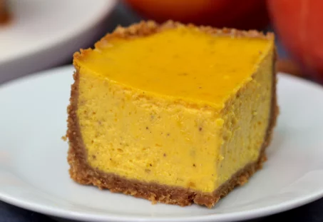 Recette de cheesecake au potiron 