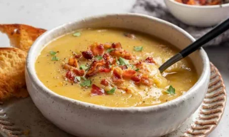 Recette de Soupe aux 4 légumes et bacon