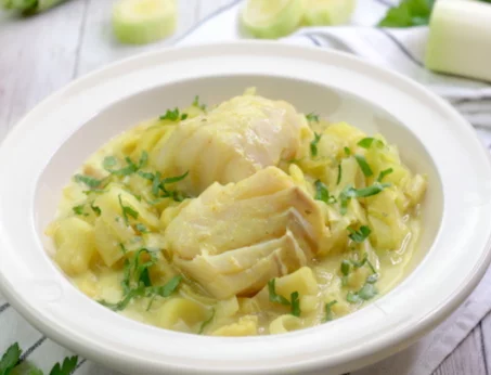 Recette de blanquette de cabillaud⁣