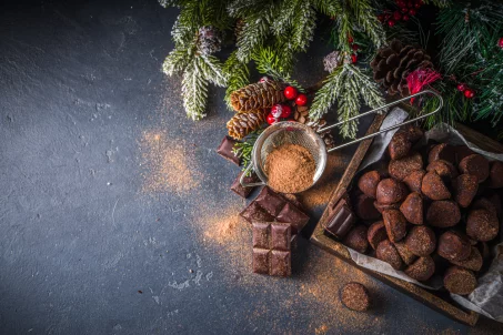 Comment faire des chocolats de Noël peu calorique ?