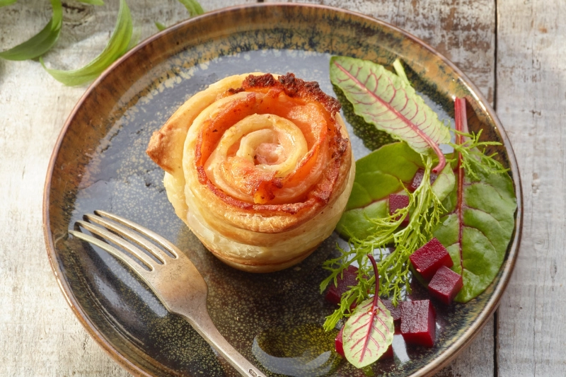 Recette Des Roses Feuilletées Au Saumon - Recettes