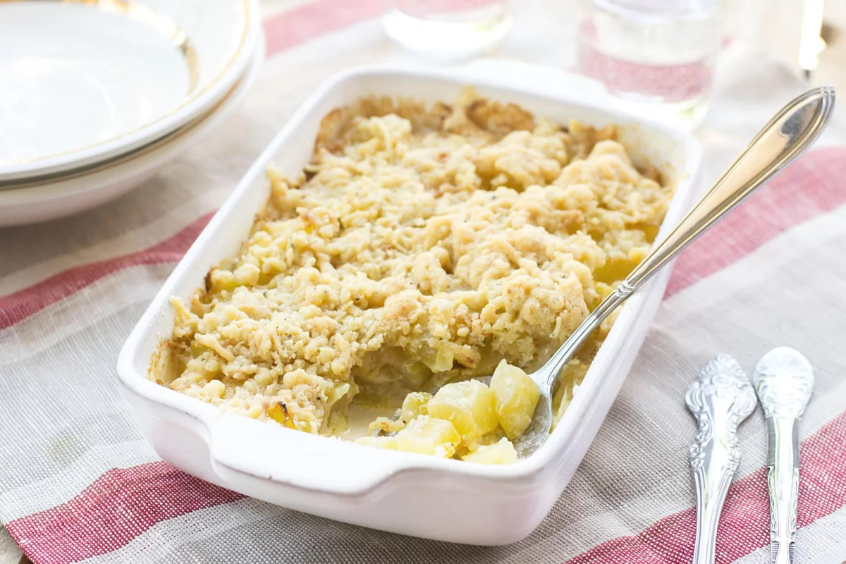 Recette Crumble de topinambours