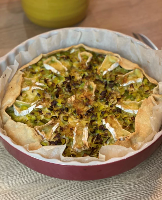 Recette Pizza aux poireaux