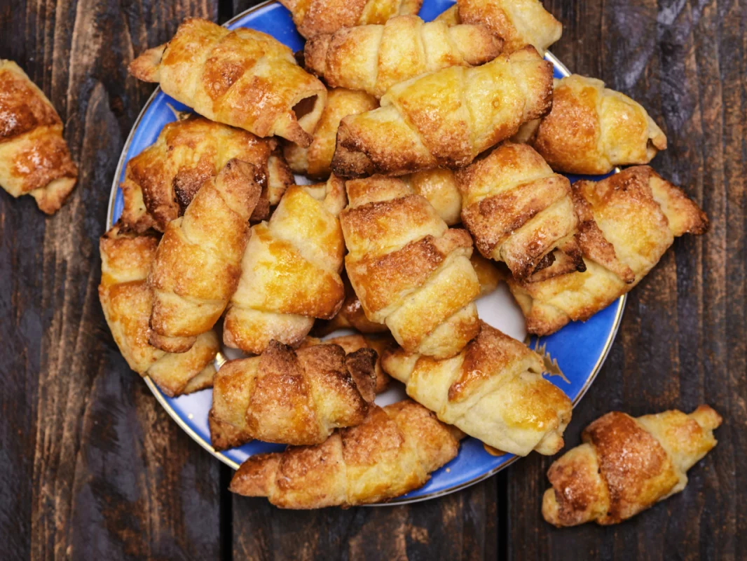 Recette Mini croissants au jambon