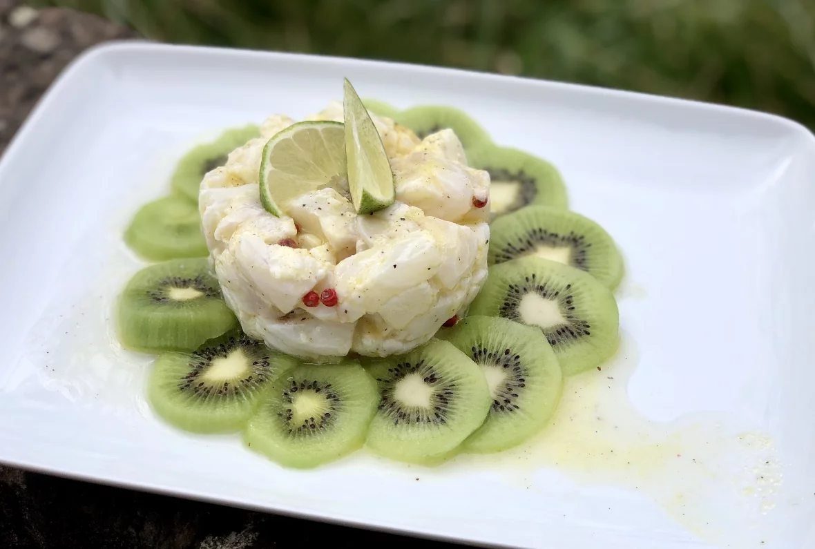 Recette Tartare de cabillaud et kiwi