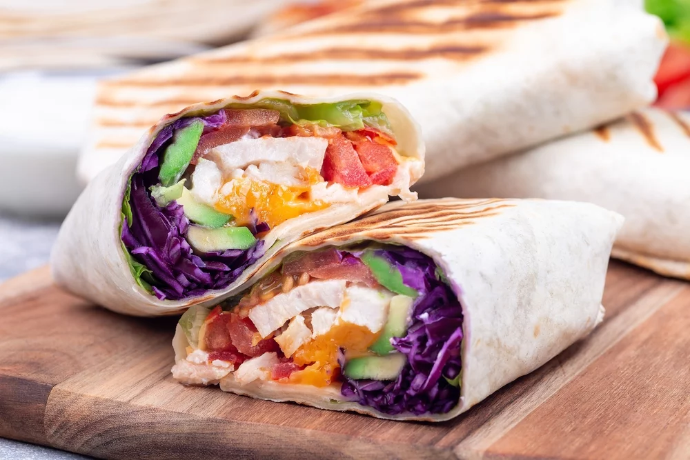Recette Wrap asiatique