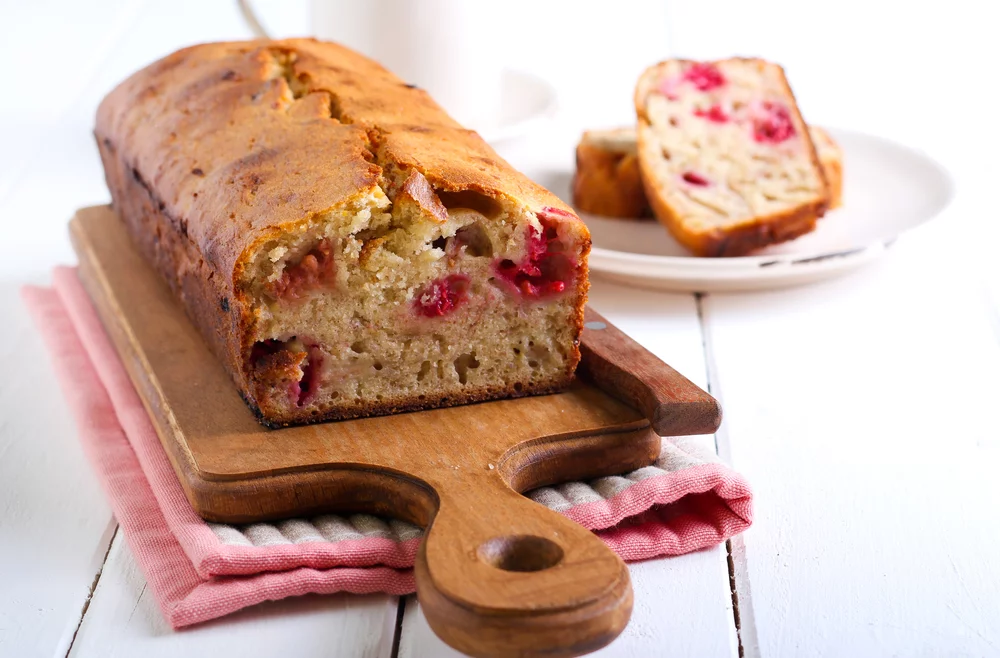 Recette Banana bread aux framboises