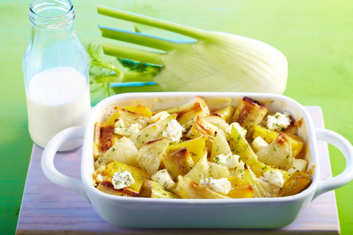 Recette Gratin pommes de terre, fenouil et chèvre