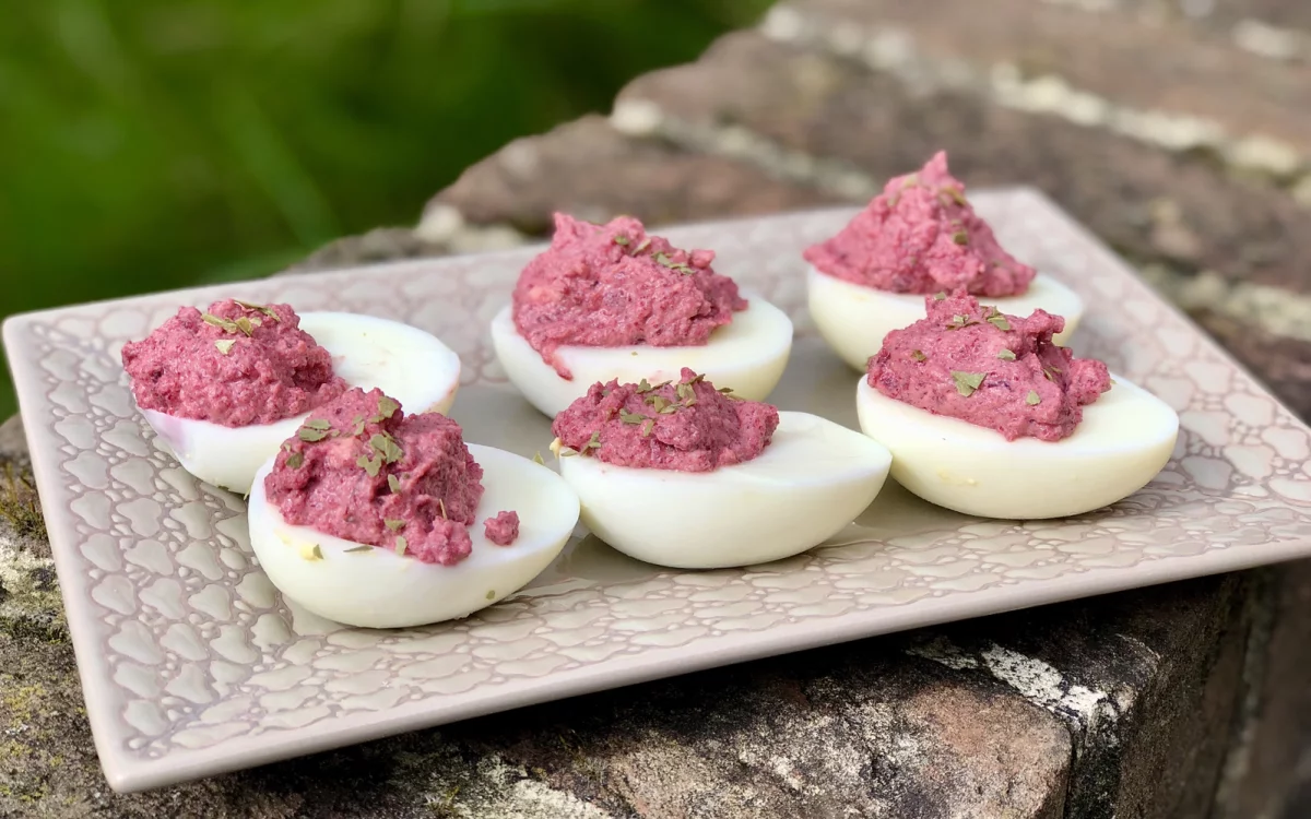 Recette Oeufs mimosa rose