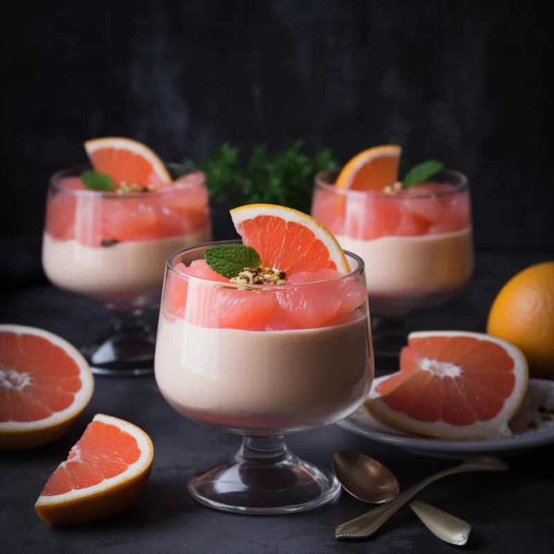 Recette Mousse au pamplemousse rose