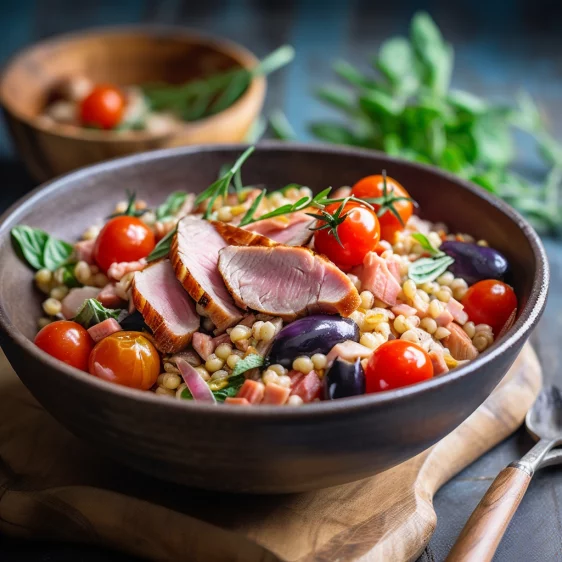 Recette Bowl cake tomate aubergine jambon