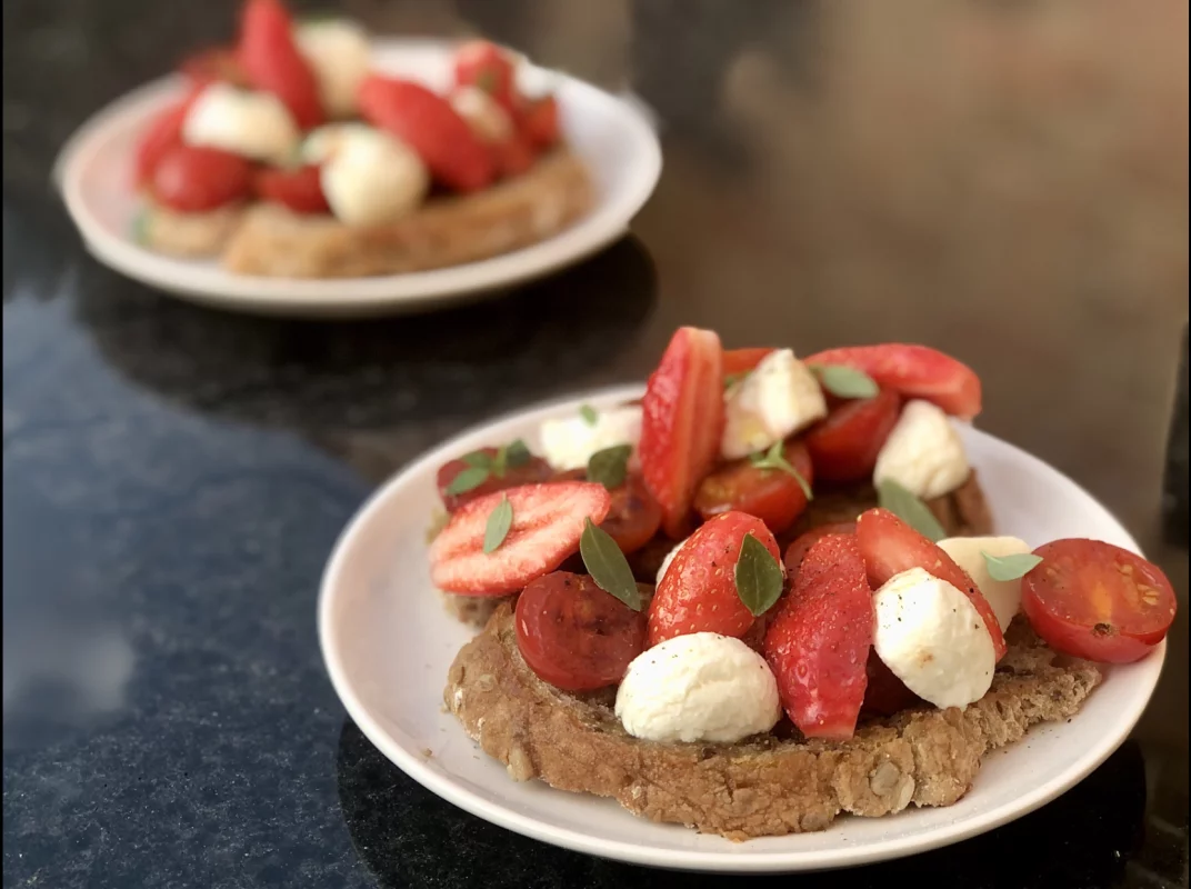 Recette Bruschetta fraises