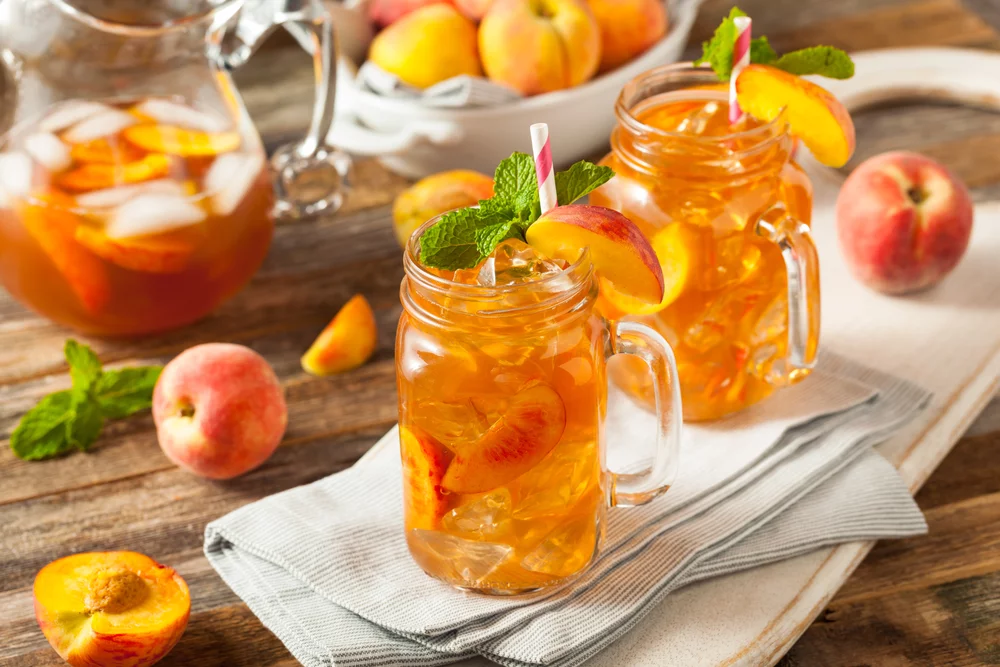 Recette Ice tea pêche maison